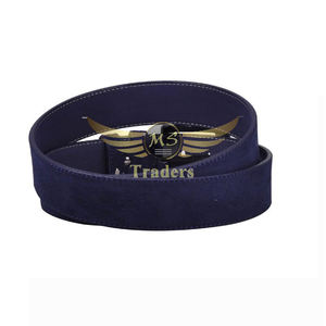 Ceinture Top en cuir véritable de vache pour hommes, boucle noire rouillée, rétro vintage pour hommes, boucle de cowboy, longue longueur, à la mode, collection - Product Image 3