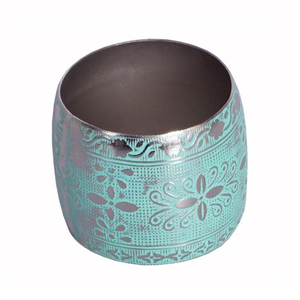 Anneau de serviette en métal plaqué cuivre, design moderne et écologique, pour les fêtes - Product Image 5