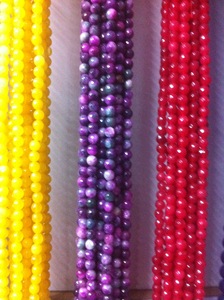 Perles en pierre d'onyx naturel multicolores, lisses, rondes, polies, semi-précieuses, pour la fabrication de bijoux, vente en gros, approvisionnement en vrac - Product Image 4