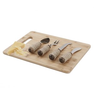 ชุดมีดหั่นชีส4ชิ้นพร้อมไม้4ชิ้นชุดอุปกรณ์ครัวไม้ชีส - Product Image 4