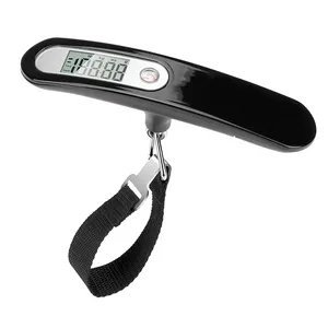 110lbs Travel Portable Digital Luggage Scale UV Varnishing Surface