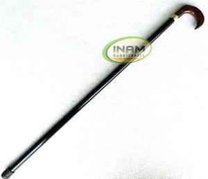 Bâton de marche en bois à la mode avec poignée en bois/cannes de marche en bois avec poignée de derby en bois - Product Image 6