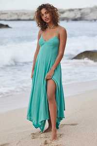 Maxi de mujer de inspiración vintage, nuevo diseño, cuello en V, sin mangas, colección de verano de talla grande, dulce cintura Natural hasta el suelo para - Product Image 4