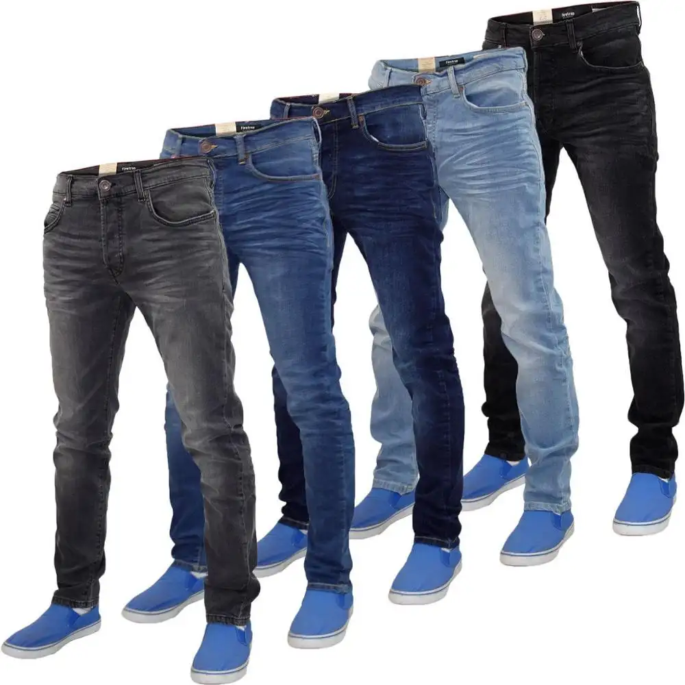 بناطيل جينز مناسبة للرجال من بنجلاديش, بناطيل من قماش الدنيم الناعم الملمس مخصصة للرجال من بنجلاديش بسعر الجملة