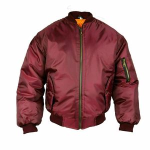 Veste bombardier en Satin manches longues pour hommes, nouveau Design de haute qualité, à la mode, - Product Image 5