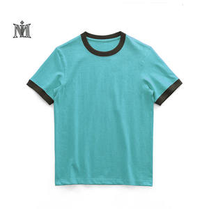 Camisetas de hombre y mujer, ropa de moda con logotipo personalizado, buen diseño, superventas, cuello redondo liso, Material de algodón 100% - Product Image 1