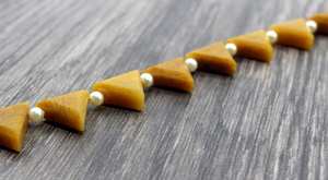 Pierre précieuse d'aventurine jaune naturelle 11 pièces perles à facettes 2020 vente en gros fabricant authentique de haute qualité - Product Image 3