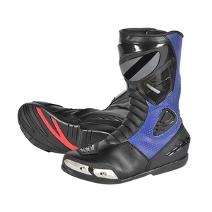 Botas Altas de Motocicleta Hechas a Medida en Cuero Genuino para Touring - Product Image 4