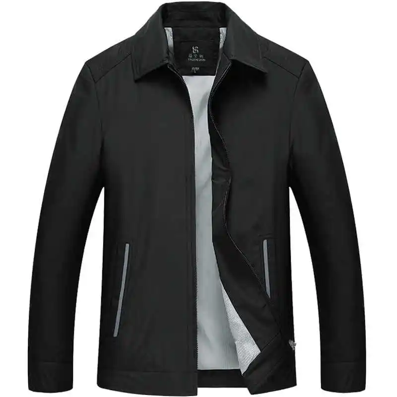 Best Quality Spring Jackets Men Casual Fashion College Stand Collar Coat and Jacket