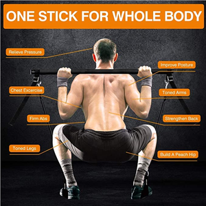 <span class=keywords><strong>ONESTAR</strong></span> SPORT – barre de Pilates Portable, barre d'exercice de Yoga, barre de tonification en boucle de pied, Kit de bâtons de Pilates en Nylon, offre spéciale - Product Image 2