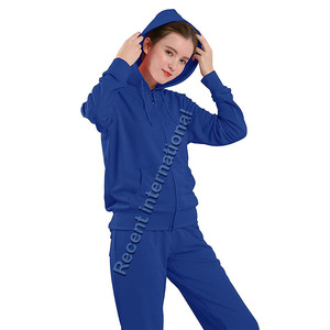 Custom quality hoodie jogger 2 piece sweat suits tracksuit pullover hoodie Fitness Workout jogging sets for Women - Product Image 3