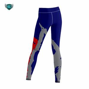 Collants de gymnastique décontractés de sublimation du fournisseur professionnel pantalons de yoga creux pour le sport pour le baseball et le softball - Product Image 6