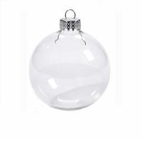 Boule de Noël traditionnelle faite à la main rouge Ins Style ornement en verre pour la décoration intérieure boîte emballée arbre de Noël accessoire décoratif