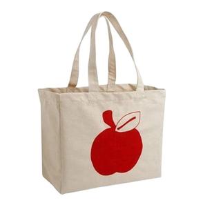 Sac de Shopping en toile de coton vierge, réutilisable, élégant, fourre-tout, couleur personnalisée, logo imprimé - Product Image 2