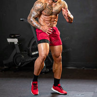 Pantalones cortos para correr para hombre, 2 en 1, entrenamiento, gimnasio, Fitness, novedad de 2022