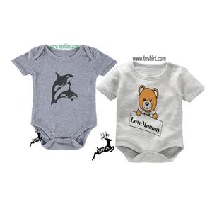 oem plain romper Summer baby boy's daily onesie new born baby clothes baby body rompers cheap wholesale online shopping Tirupur - Product Image 1