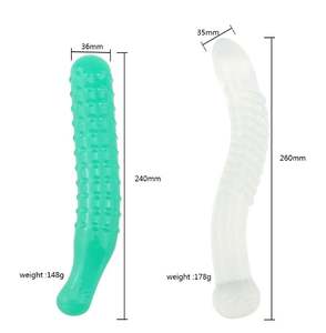 Langer <span class=keywords><strong>Dildo</strong></span> Masturbator in Bananen- oder Gurkenform Realistischer Großer Penis Sexspielzeug für Frauen - Product Image 4