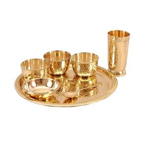 ชุดต้าหลี่ชุบทองทองเหลืองดีไซน์ยอดเยี่ยมพร้อมเครื่องครัวคุณภาพพิเศษชุดอาหาร - Product Image 5