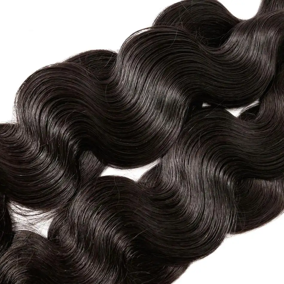 Great Quality Silky Indian Natural Wavy Virgin Weft Hair