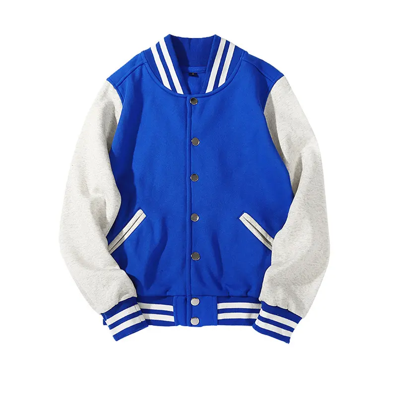 Custom Fashion Baseball Custom Mens 100% Merino Wool Full Zip Up Cardigan Sweater Zipper Knitted Jacket For Man