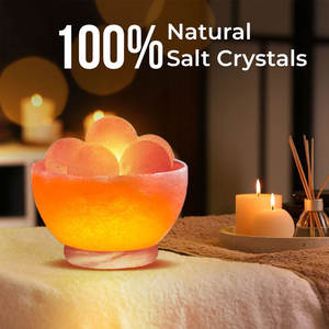 Lámpara de sal natural del Himalaya de la mejor calidad, recién llegada, lámpara de sal de roca tallada a mano para decoración del hogar y elegante - Product Image 2
