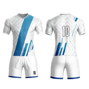 Voetbaluniform Seizoen Blanco Gratis Aangepaste Mannen Voetbaltenues Jersey Club Voetbaljas Voetbalkleding Uniform