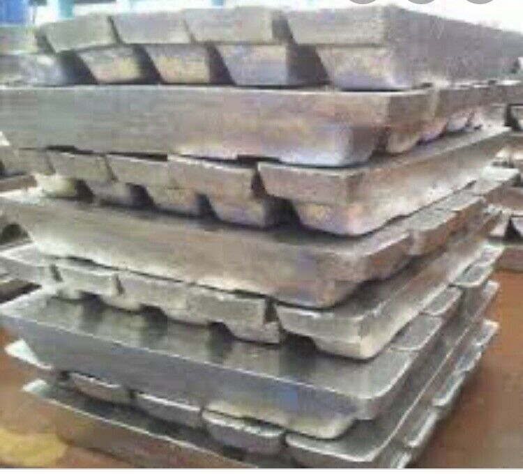 Цинковые слитки 99.995% по оптовой цене от производителя