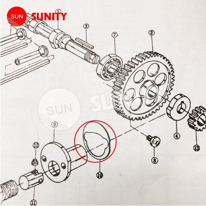 ไต้หวัน ซันนิตี้ คุณภาพสูงระดับ OEM 704200-54500 ชุดรางลูกกลิ้ง สำหรับเครื่องยนต์ยานมาร์ TS50 เครื่องกำเนิดไฟฟ้า - Product Image 3
