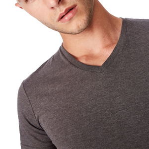 T-shirt homme surdimensionné personnalisé OEM, lourd, confortable, respirant, anti-rétrécissement, manches courtes - Product Image 2