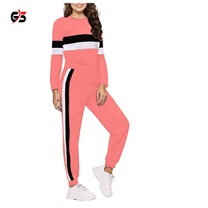 Chándal de invierno para mujer, ropa cómoda de tela polar de algodón 100%, logotipo personalizado, estampado, mangas completas, multicolor, novedad - Product Image 3