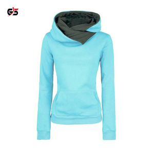 Nouveau style de sweats à capuche OEM tenue décontracté femmes pull promotionnel impression personnalisée Logo 100% coton produit avec poches - Product Image 1