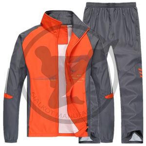 Survêtement de sport 100% coton pour homme, logo personnalisé, course à pied, fitness - Product Image 1