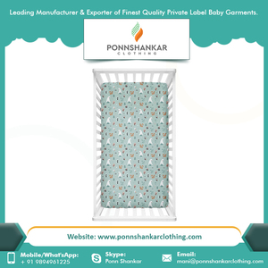 Drap de berceau en coton imprimé pour bébé, ajusté de voiture, style indien, offre spéciale, 2020 - Product Image 2