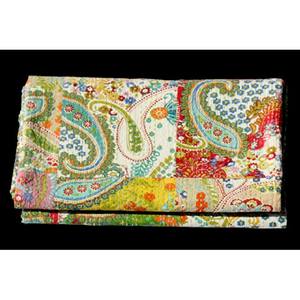 Couvre-lit réversible Kantha Vintage couette Style indien coton Gudari jeter literie Patchwork Technique belle couverture Kantha - Product Image 3