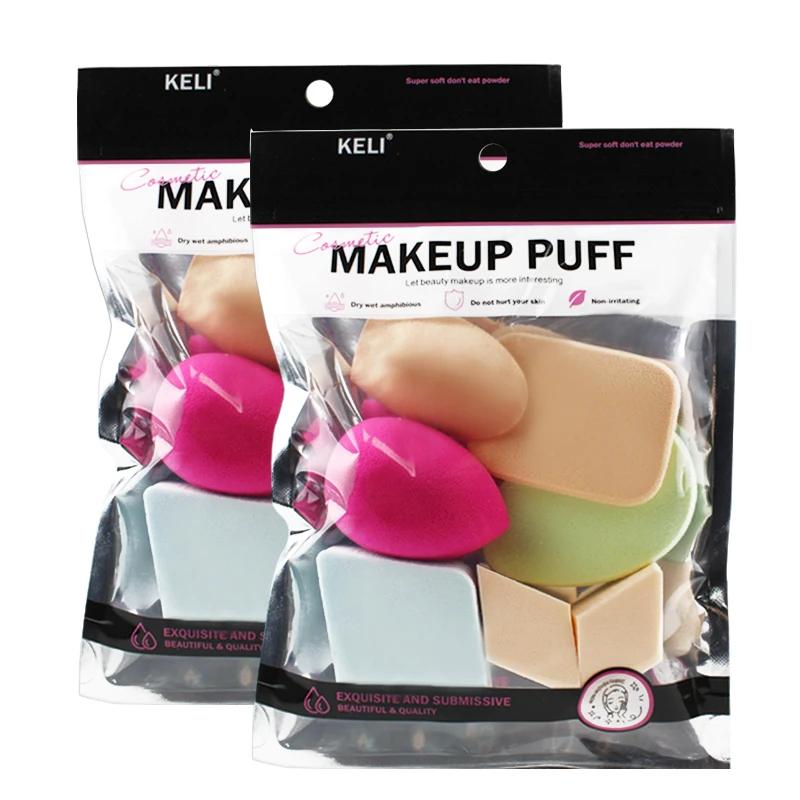 7 в 1 пакет guangzhou косметические инструменты новые продукты 2020 спонж для макияжа