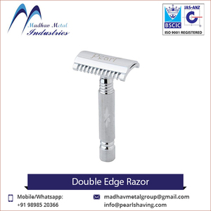 New Design Double <b>Edge</b> Safety Razor with Stainless Steel Blades and Metal Handle Adjustable for Men-High Quality Factory Price - Product Image 2