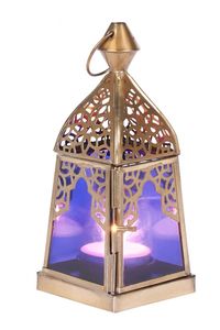 Linterna de Metal marroquí de plata hecha a mano de alta calidad estilo Vintage antiguo personalizable Interior Exterior hogar jardín boda - Product Image 3