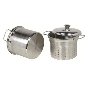 Casseroles à vapeur en acier inoxydable pour la cuisine, capacité de 6 L, 2 étages, écologiques - Product Image 3