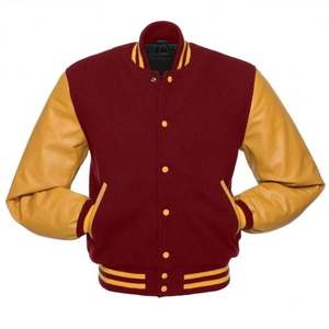 Custom Bomber Down Letterman วิทยาลัยเบสบอลแจ็คเก็ตสำหรับผู้ชาย - Product Image 4