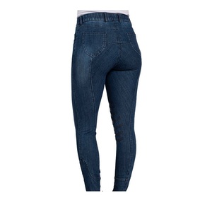 Collection exclusive culottes d'équitation pantalons de sport vêtements équestres conception personnalisée jodhpurs culottes en denim - Product Image 4