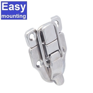 Personalizado HC259 pulido de plata bisagra de cierre para el controlador DJ teclado llevar caso hardware de montaje ajustable cerraduras - Product Image 1