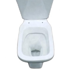 Inodoro de cerámica para baño, dos piezas, trampa de agua, armario, forma cuadrada, asiático, Commode, sartenes indias - Product Image 2