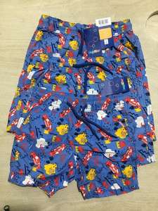 กางเกงว่ายน้ำแบบลำลองสำหรับเด็กผู้ชายสำหรับฤดูร้อนกางเกงเล่นกระดานโต้คลื่นพิมพ์ลายชายหาดมีกระเป๋าสองชั้นสำหรับทุกวัย - Product Image 2