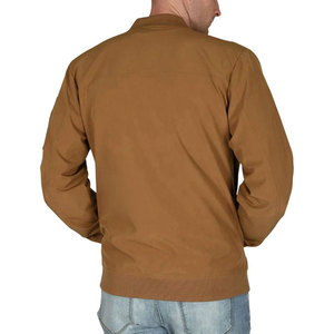 OEM Custom Logo Men's Clothing Bomber Jacket Wholesale Ribbing Cuff Lightweight Bomber Jacket - Product Image 2