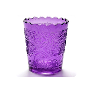 Bougie décorative de maison de taille de luxe Bougies en verre transparent en verre Design unique à bas prix - Product Image 1