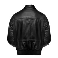 Veste en cuir faite à la main pour hommes, Style aviateur, confortable et chaud, OEM, drapeau intérieur américain