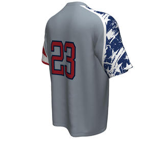 Camisetas de béisbol personalizadas al por mayor, baratas, lisas y sin estampado, camisetas transpirables a la moda hechas a medida - Product Image 2