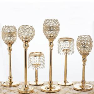 Candelabro de cristal para decoración de boda, centro de mesa para boda - Product Image 5