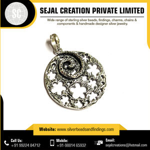 Plata de Ley 925 de plata tribales colgantes del encanto - Product Image 2