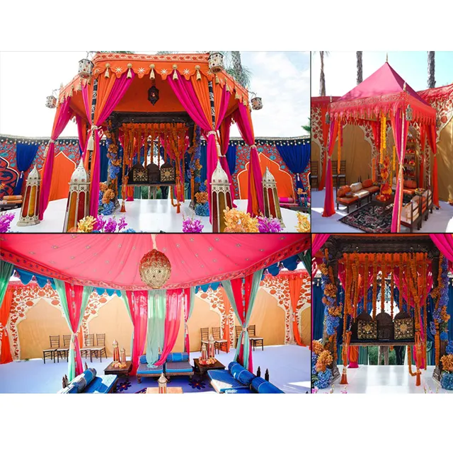 Indian Tenda Pernikahan Maroko Mandap Kanopi Pernikahan Tema Maroko Mandap Tenda Arab Mewah Rumah Pernikahan Mandap